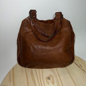 Banana Republic leather bag!